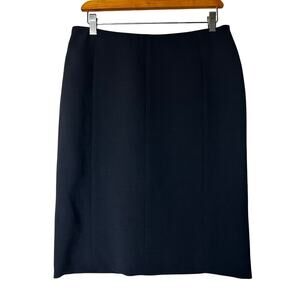 Narciso Rodriquez Skirt Size 10 Black Straight Pencil Made in‎ Italy Designer